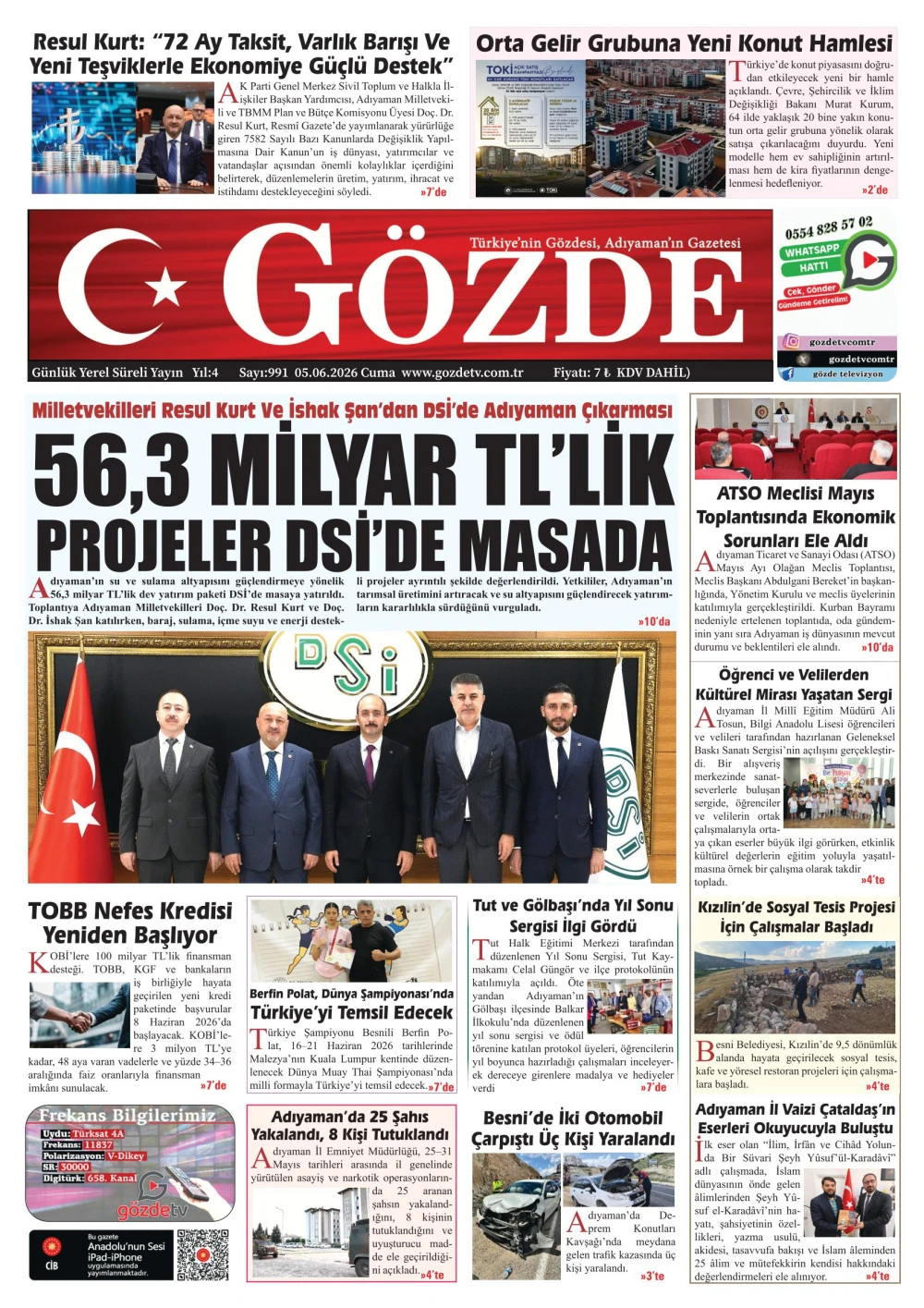 05 HAZİRAN 2026/991 Sayı
