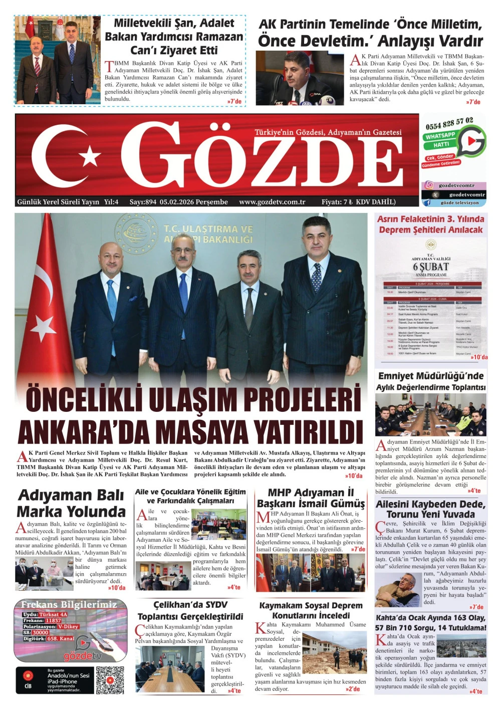 05 ŞUBAT 2026/894 Sayı