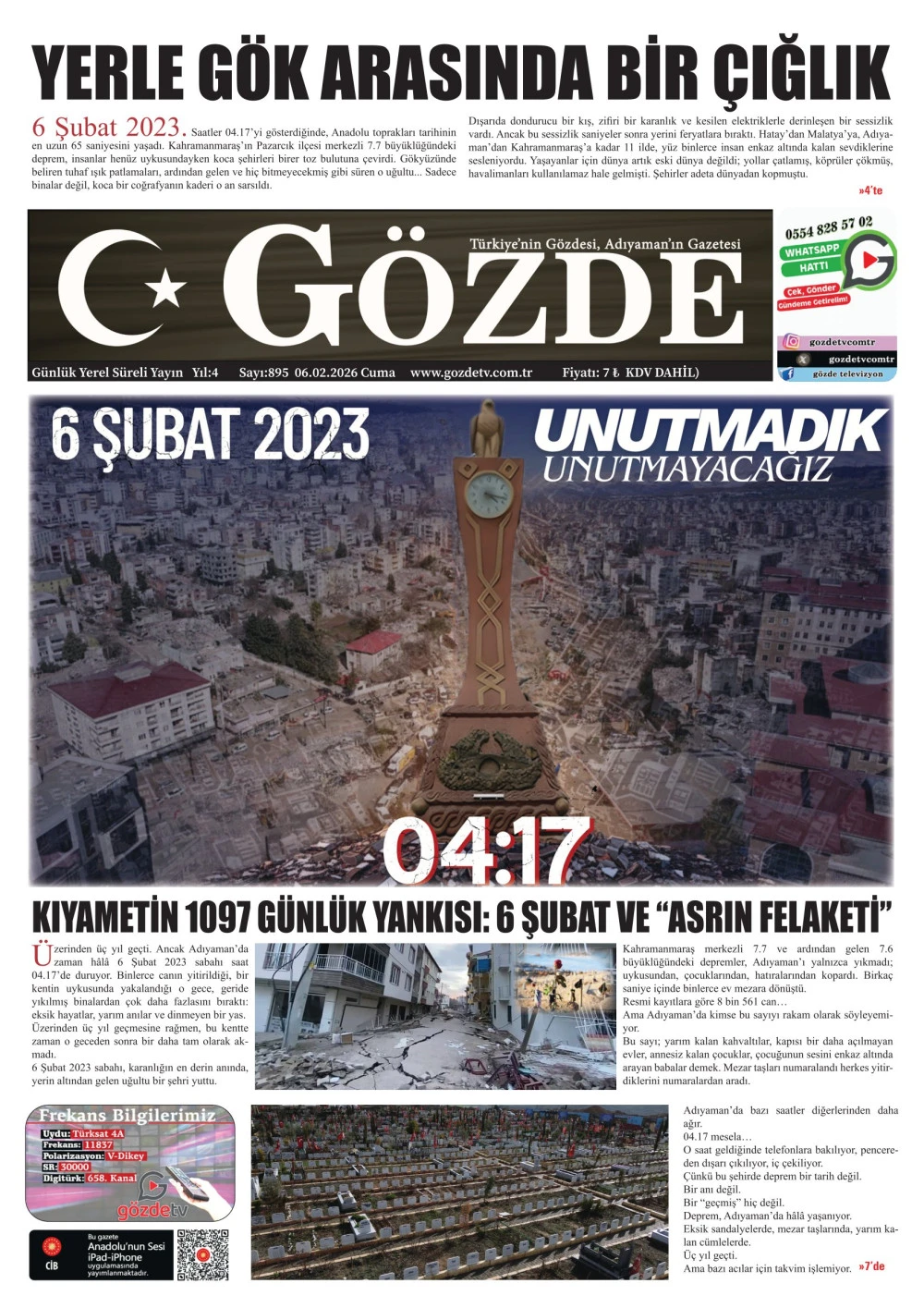 06 ŞUBAT 2026/895 Sayı