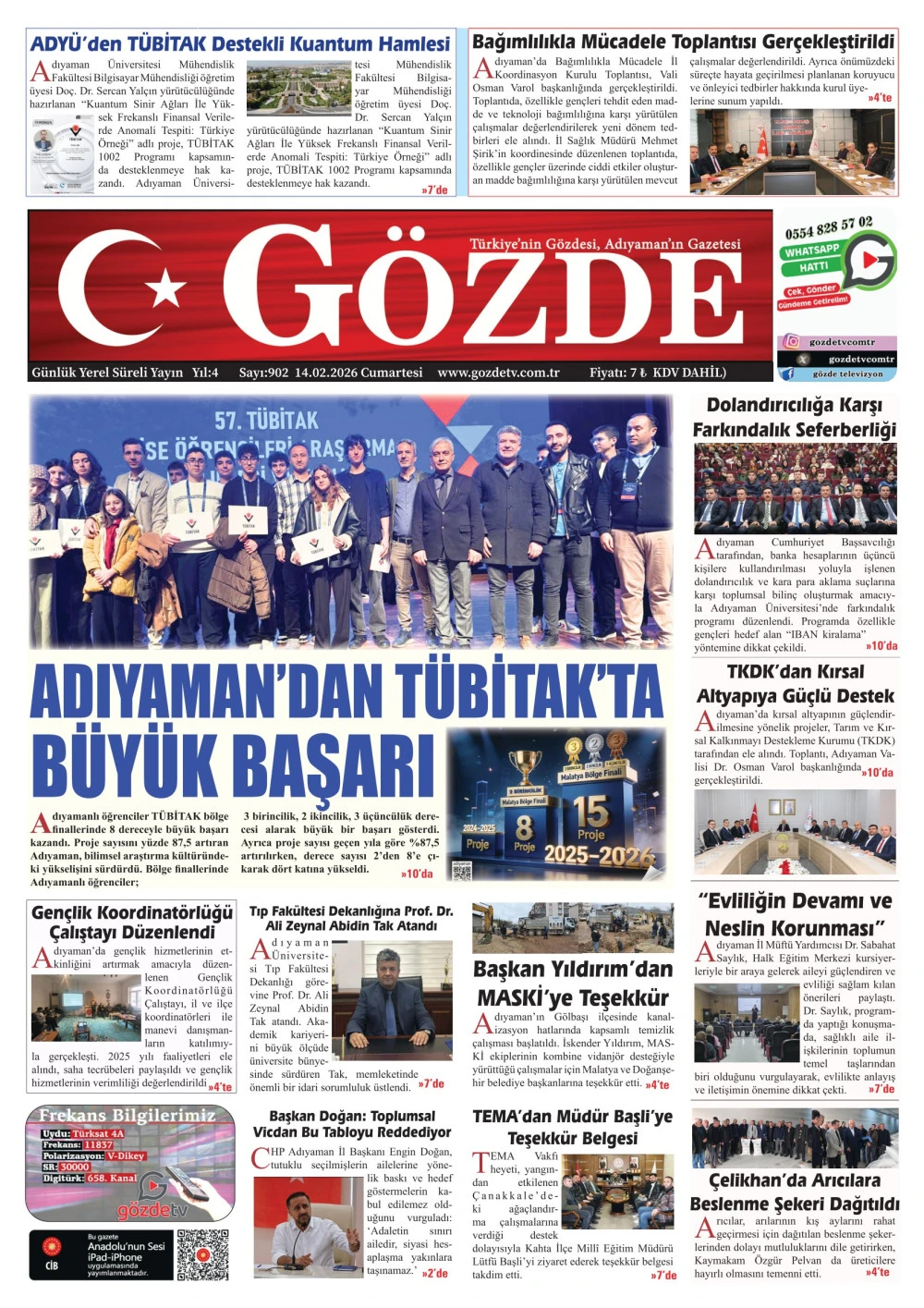 14 ŞUBAT 2026/902 Sayı