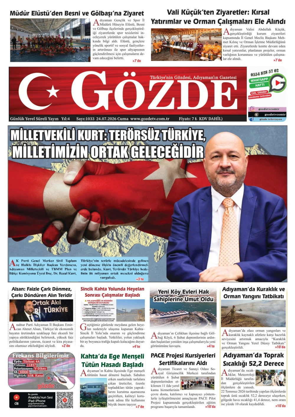 24 TEMMUZ 2026/1033 Sayı