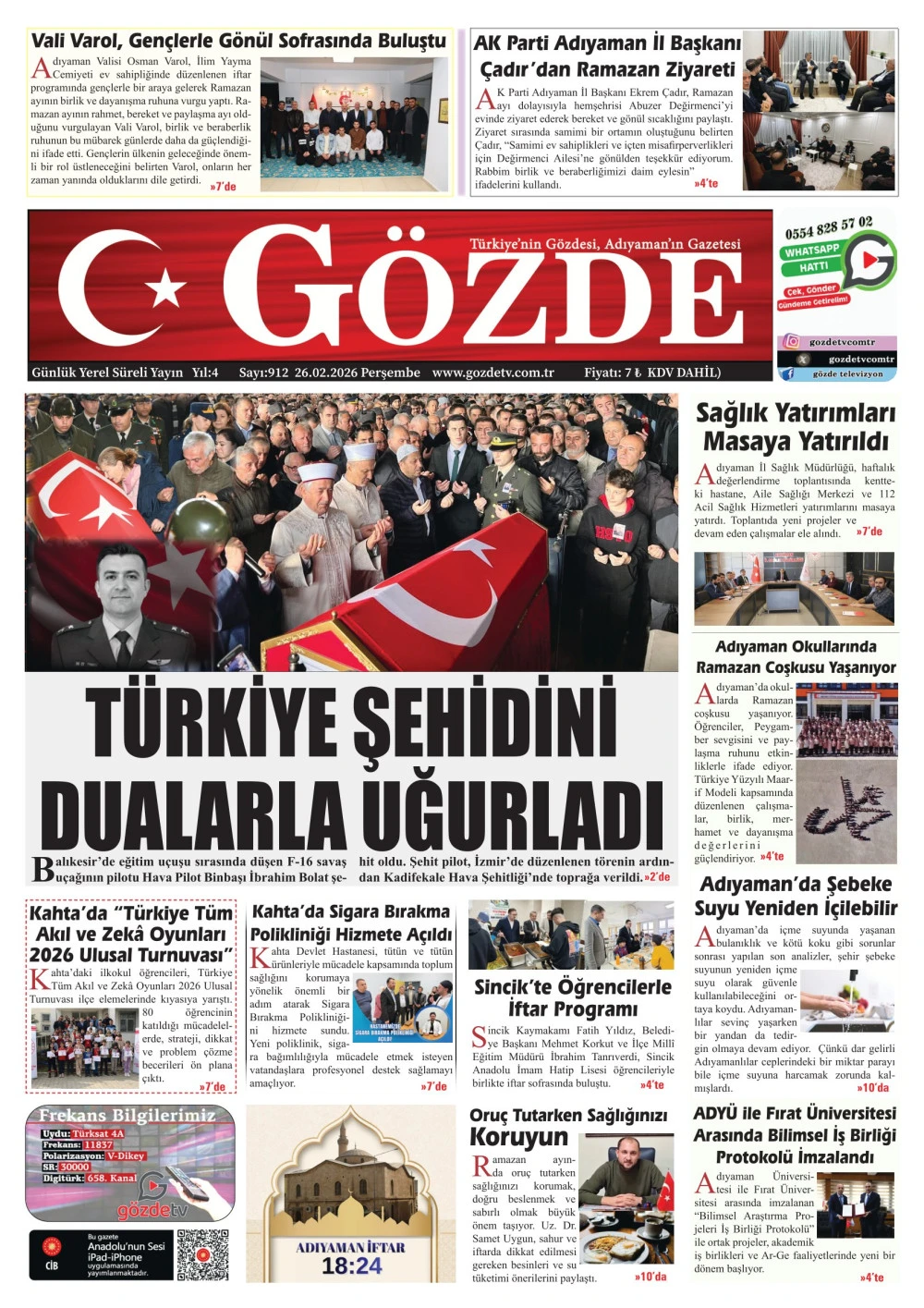 26 ŞUBAT 2026/912 Sayı