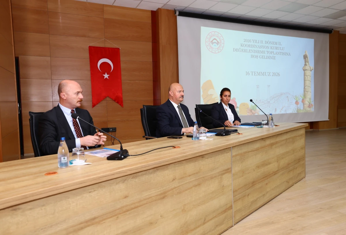 2026 Yılı &Uuml;&ccedil;&uuml;nc&uuml; İl Koordinasyon Kurulu Toplantısı Vali Abdullah K&uuml;&ccedil;&uuml;k Başkanlığında Ger&ccedil;ekleştirildi