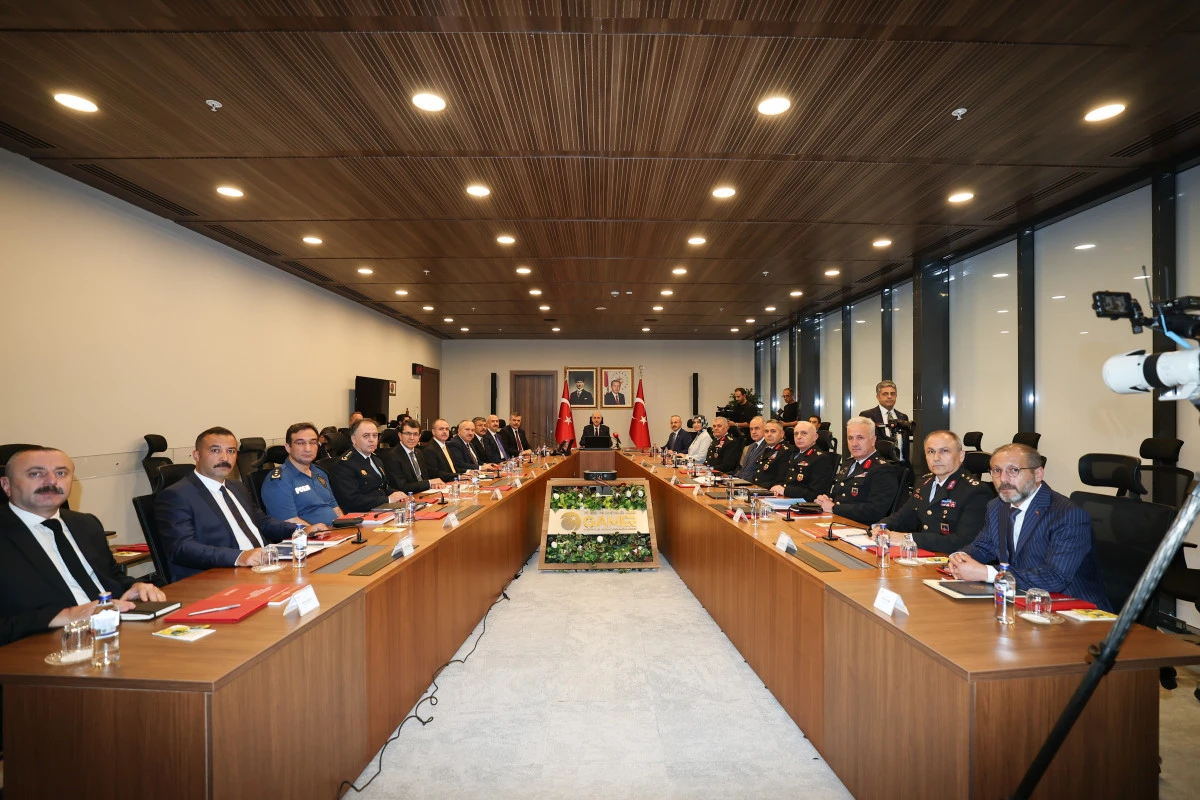 81 İl Valisiyle G&uuml;venlik Toplantısı Ger&ccedil;ekleştirildi