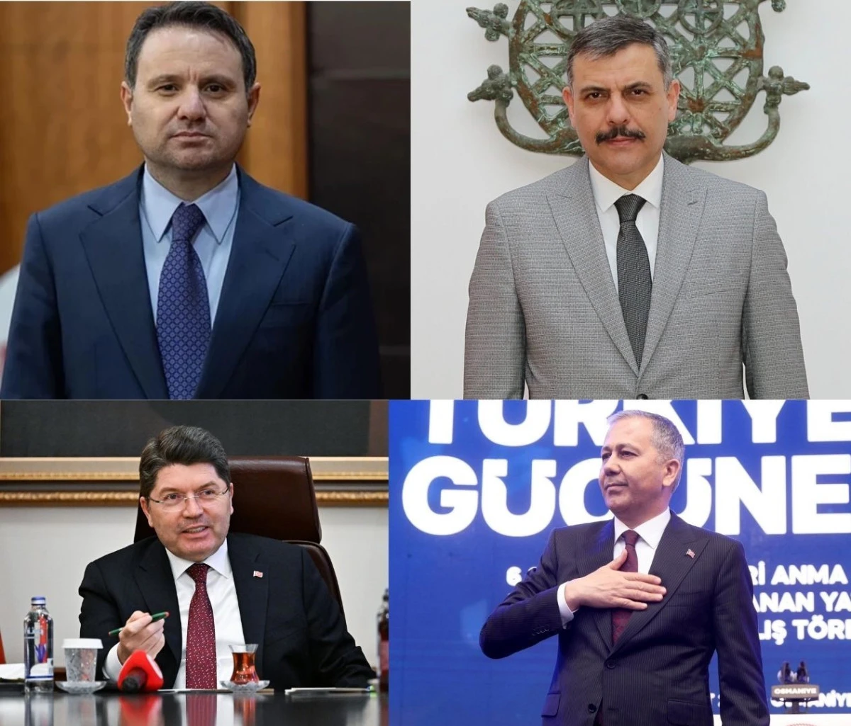 Adalet ve İ&ccedil;işleri Bakanlıklarında G&ouml;rev Değişikliği; Bakan G&uuml;rlek Ve &Ccedil;ift&ccedil;i G&ouml;reve Başladı