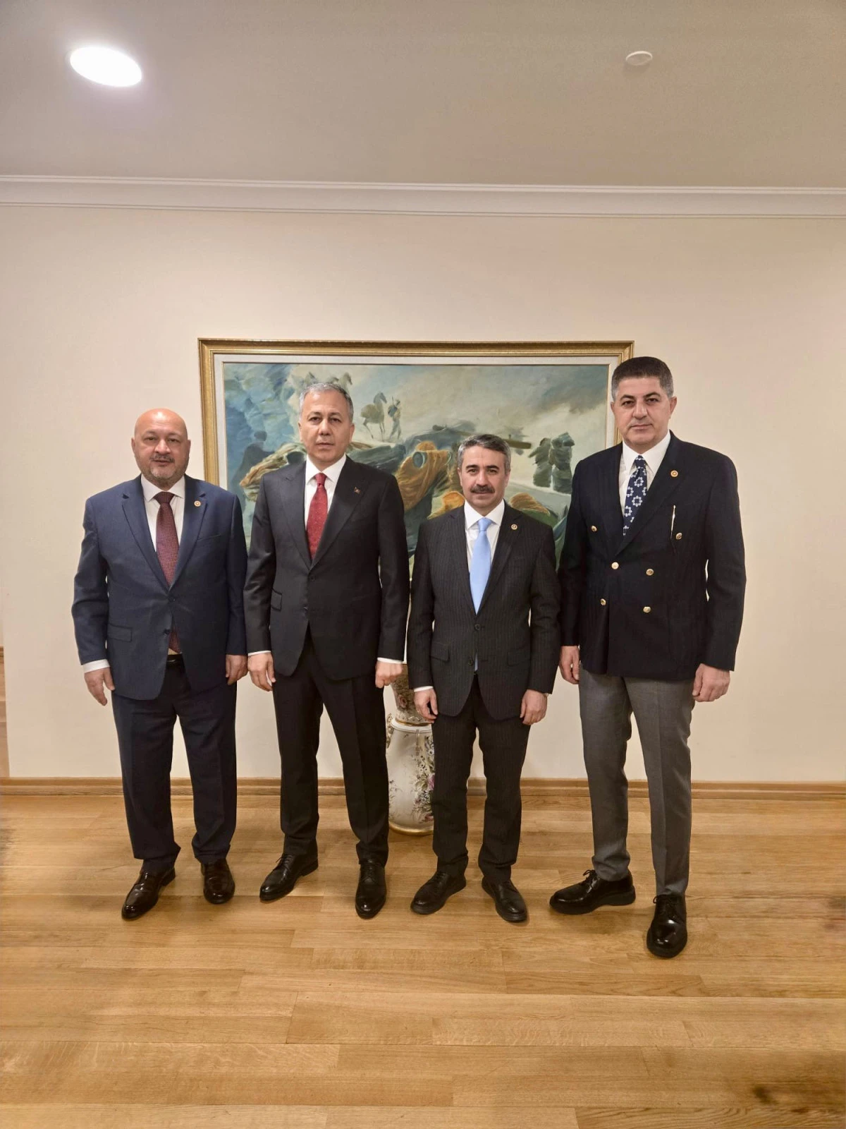 Adıyaman Milletvekilleri, İ&ccedil;işleri Bakanı Ali Yerlikaya ile G&ouml;r&uuml;şt&uuml;