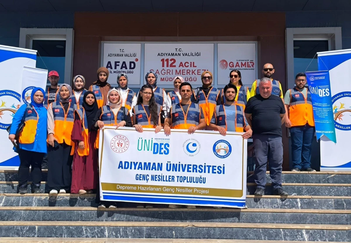 Adıyaman Üniversitesinde “Depreme Hazırlanan Genç Nesiller” Eğitimi Başarıyla Tamamlandı