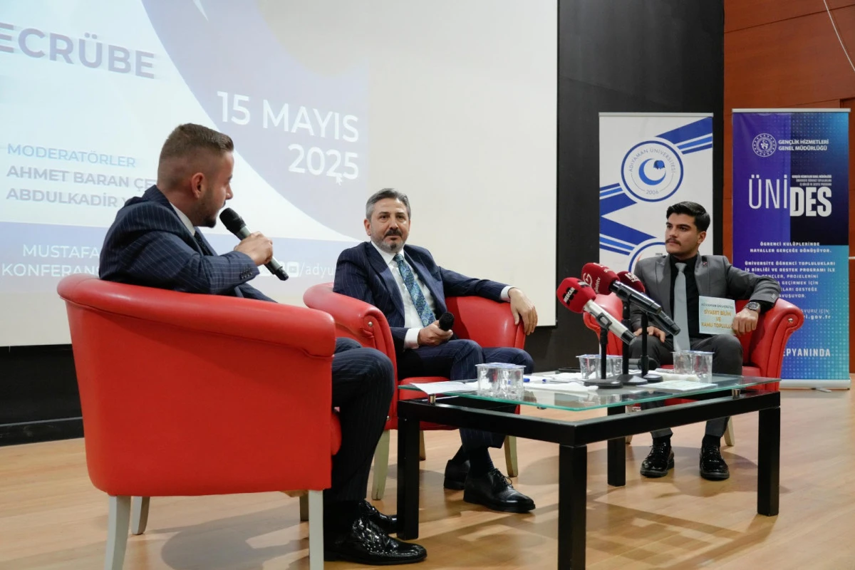 Bakan Yardımcısı Aydın, Yılların Siyaset Tecrübesini Öğrencilerle Paylaştı