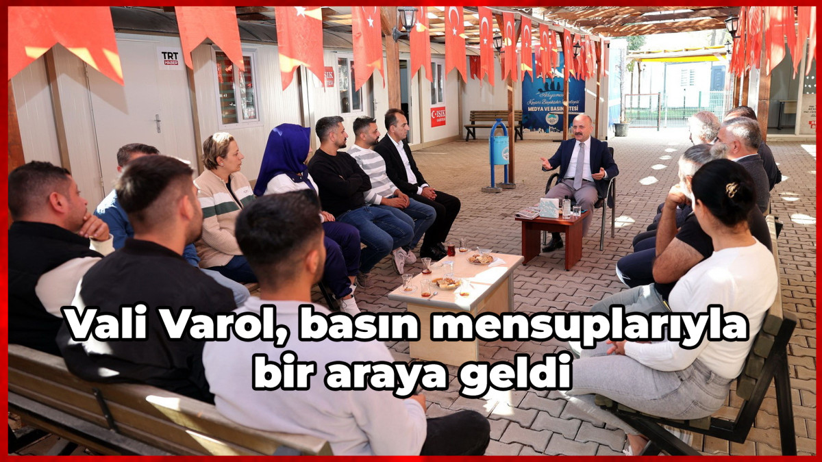 Adıyaman Valisi Osman Varol, basın mensuplarıyla bir araya geldi.