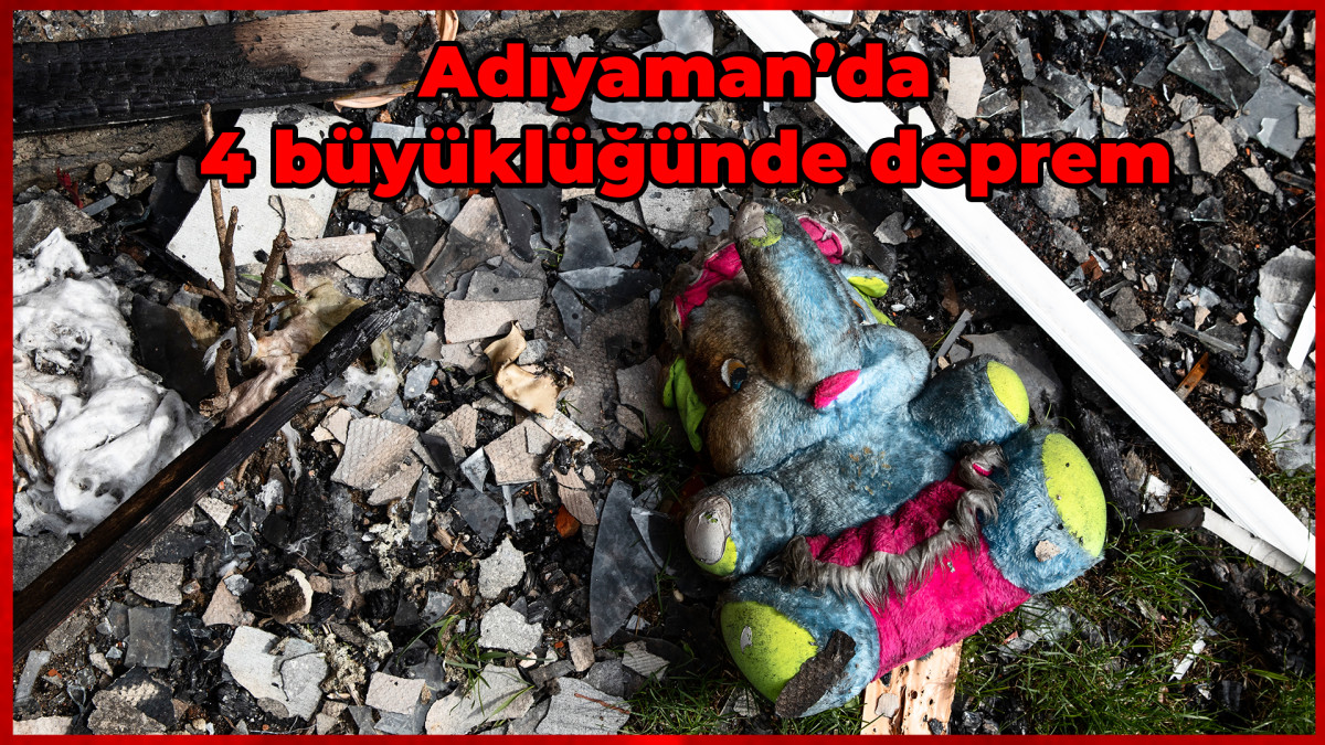 Adıyaman’da 4 büyüklüğünde deprem   