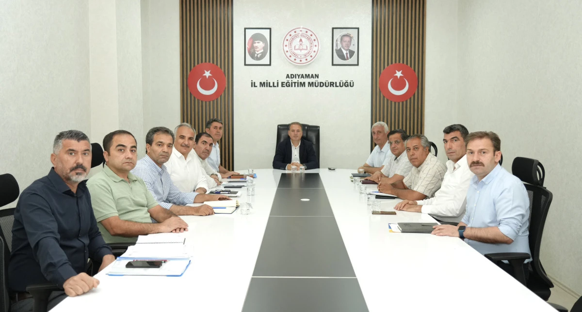 Adıyaman&rsquo;da Eğitim &Ccedil;alışmaları Değerlendirildi
