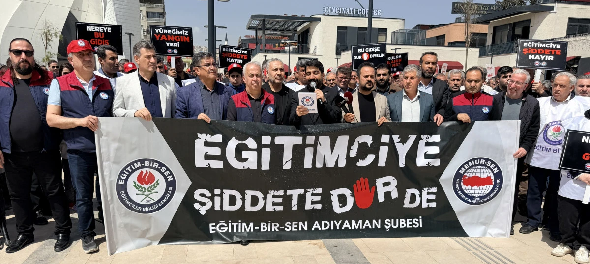 Adıyaman&rsquo;da Eğitimcilerden Ortak Tepki: &ldquo;Artık Yeter, Sabrımız Kalmadı!&rdquo;