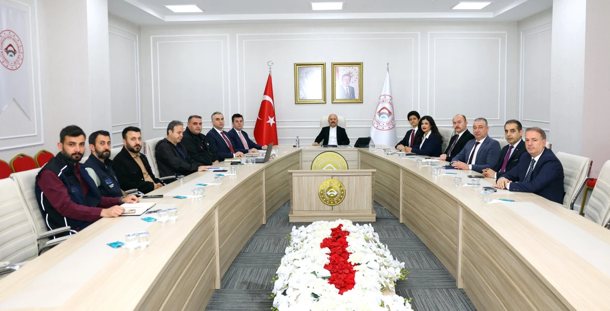 Adıyaman&rsquo;da Haftalık Koordinasyon Toplantısı Ger&ccedil;ekleştirildi