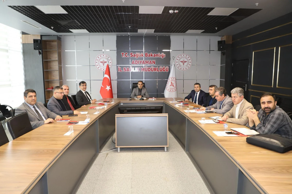 Adıyaman&rsquo;da Haftalık Sağlık Değerlendirme Toplantısı Yapıldı