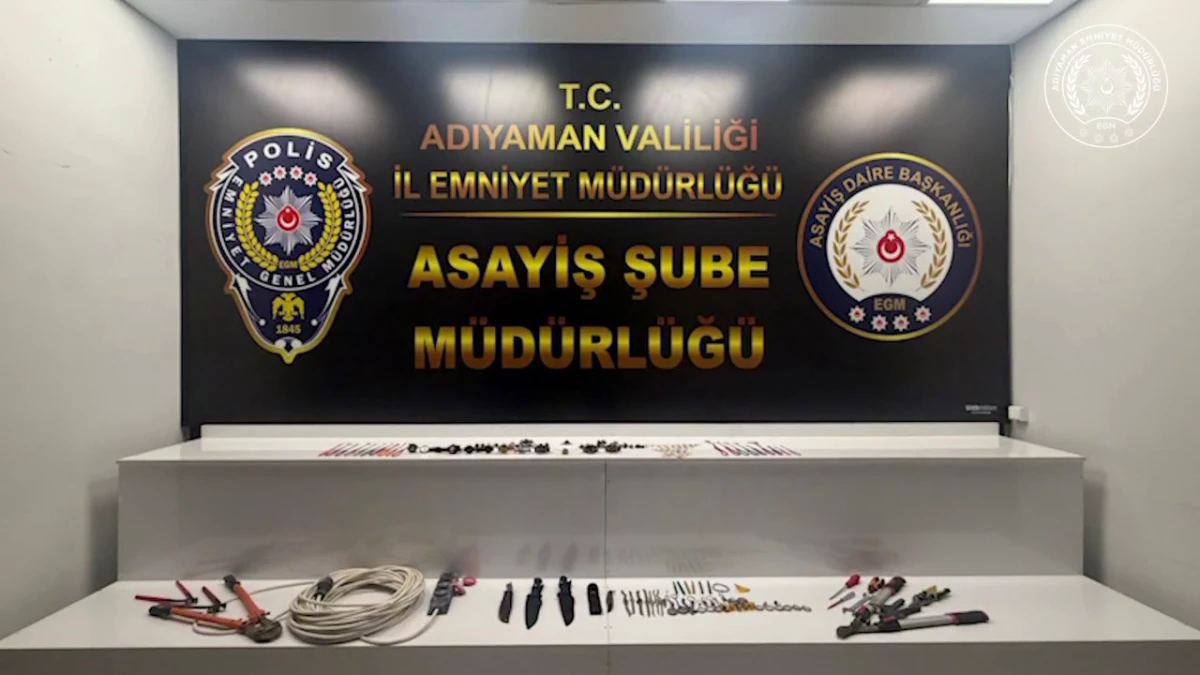 Adıyaman&rsquo;da İş Yerine Hırsızlık: 3 Ş&uuml;pheli Tutuklandı