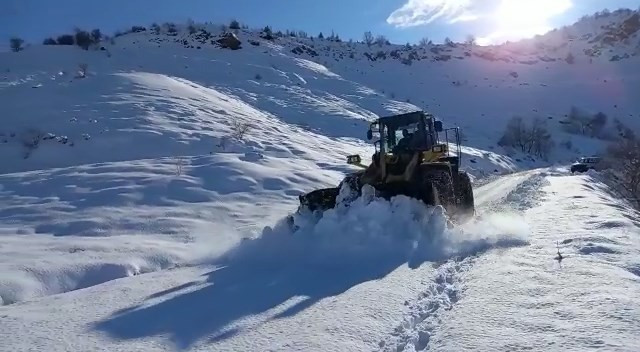 Adıyaman'da kar yağışı etkili oluyor