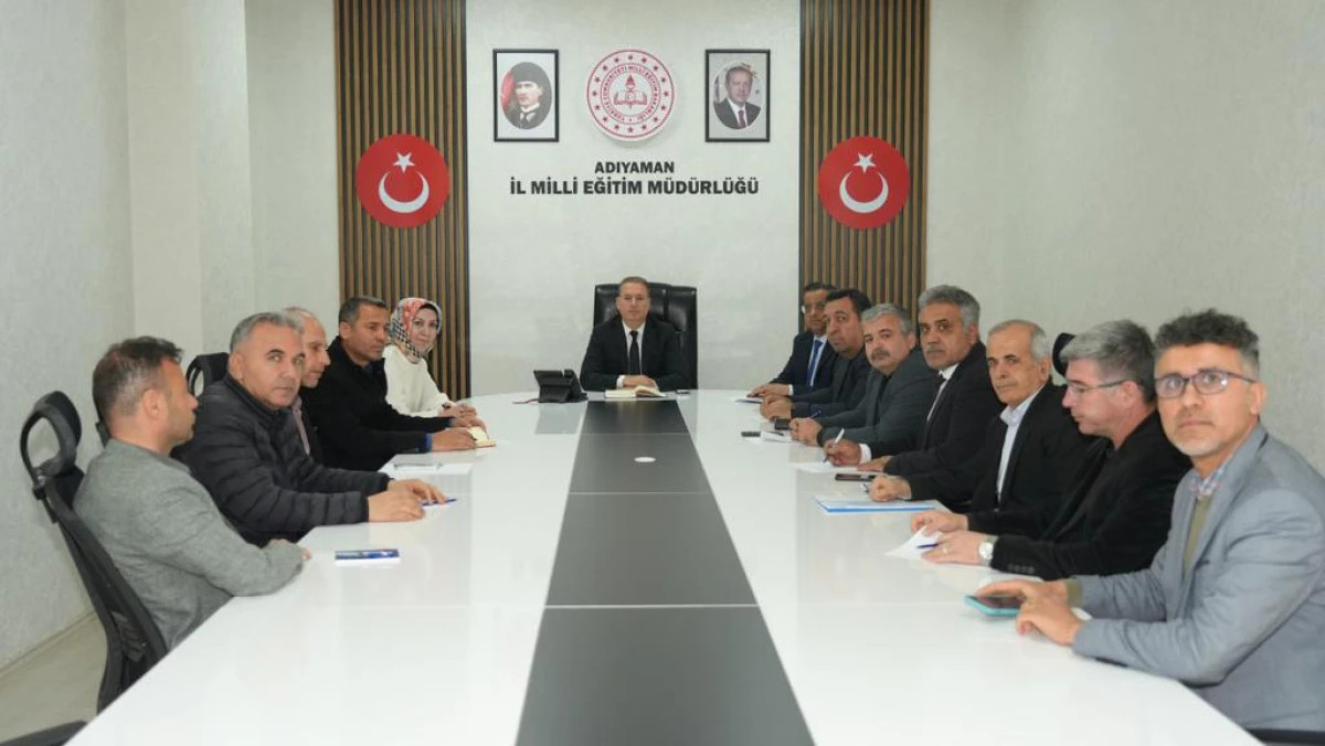 Adıyaman&rsquo;da Mesleki ve Teknik Eğitimde Değerlendirme Toplantısı Yapıldı