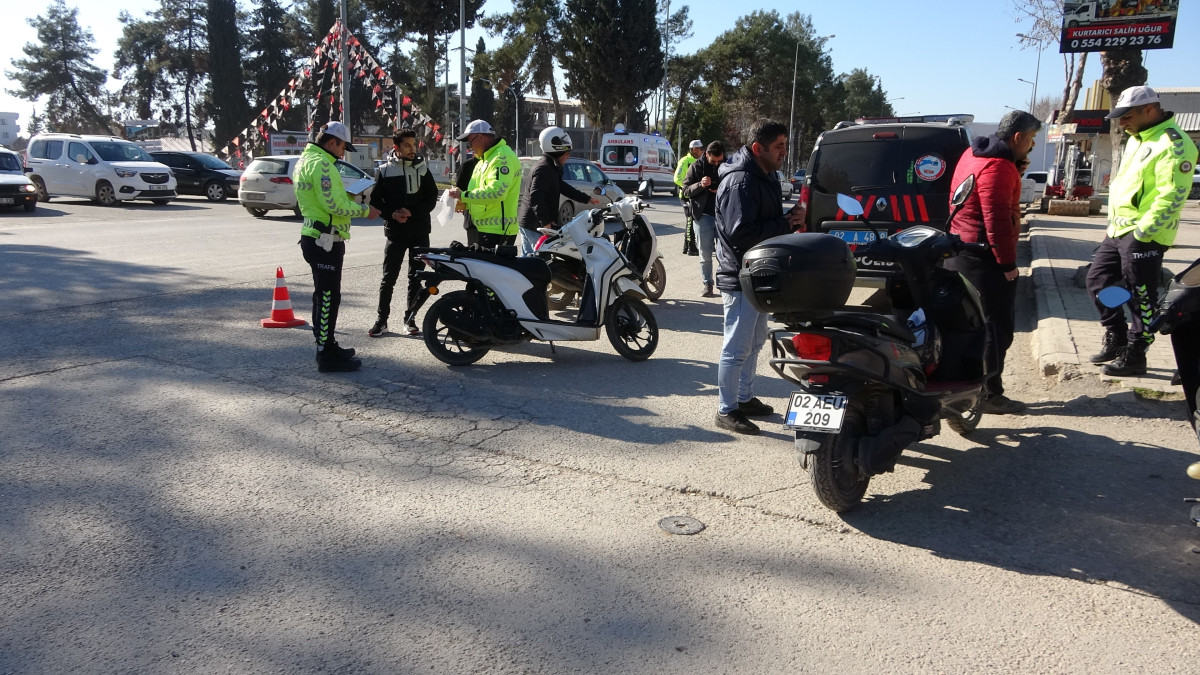 Adıyaman'da motosiklet denetimleri arttırıldı