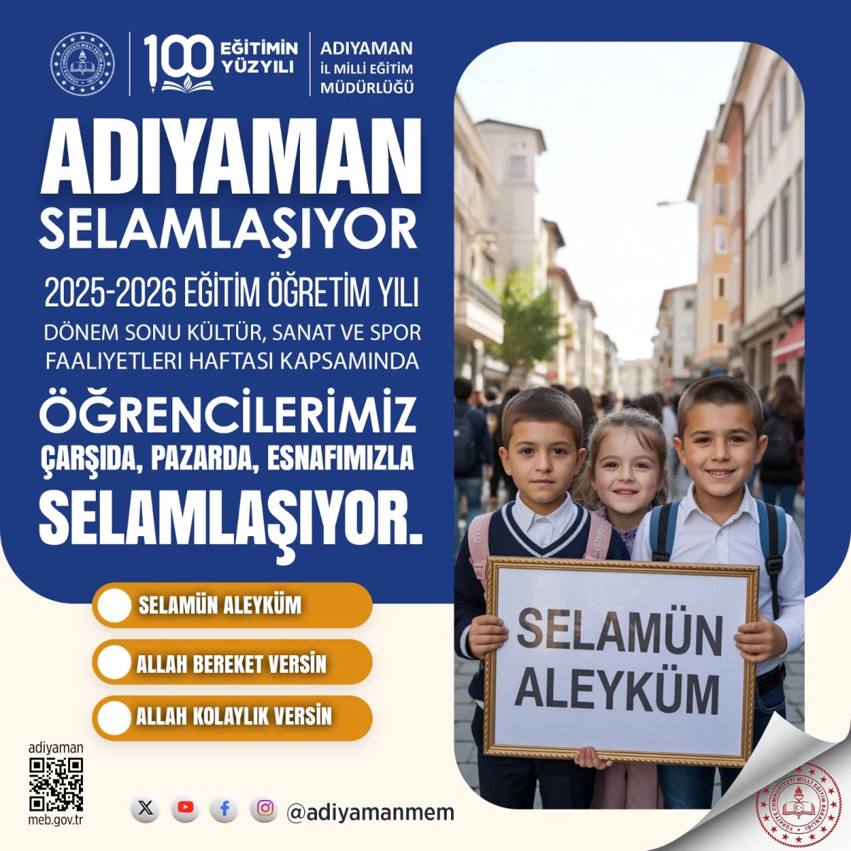 Adıyaman&rsquo;da &Ouml;ğrenciler Hayatın İ&ccedil;inde Eğitimle Buluşacak