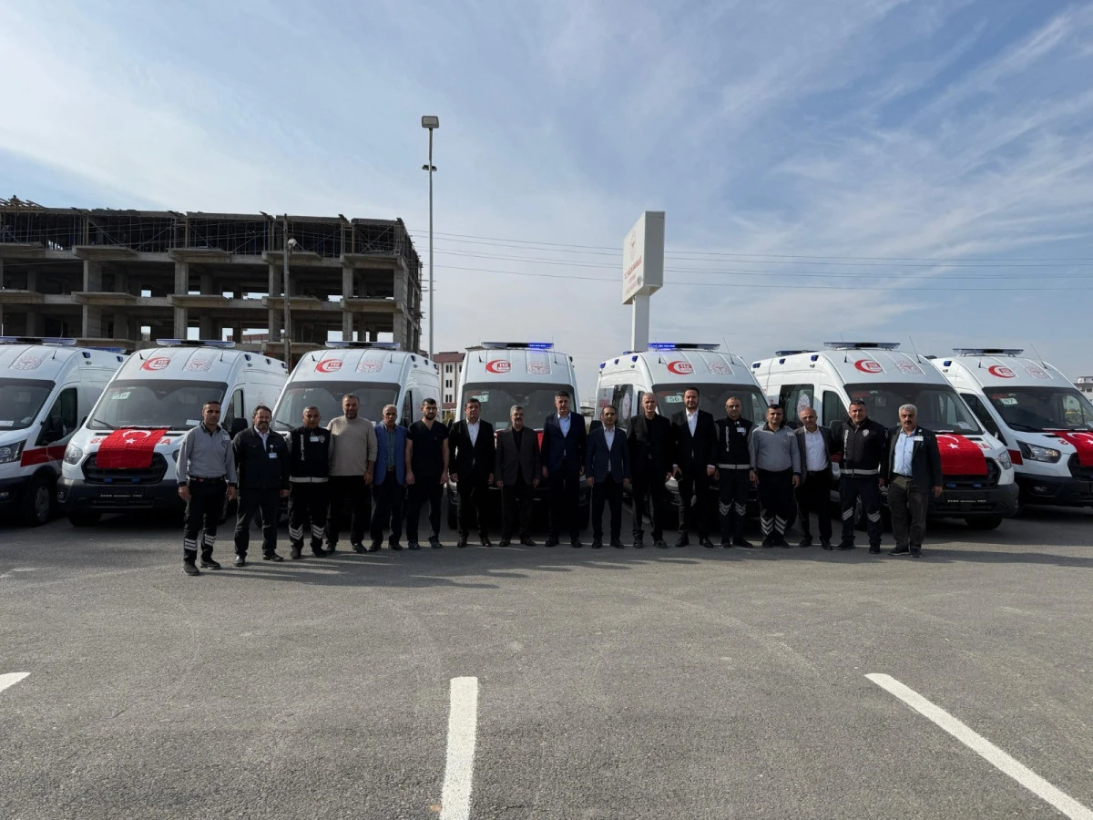 Adıyaman’da Sağlık Filosuna 10 Yeni Ambulans Katıldı