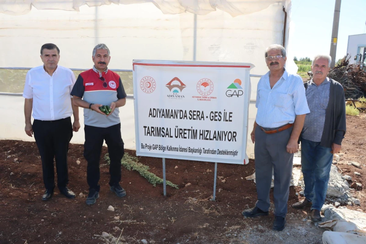 Adıyaman'da Sera-GES Projesiyle Tarımsal Üretim Hız Kazanıyor