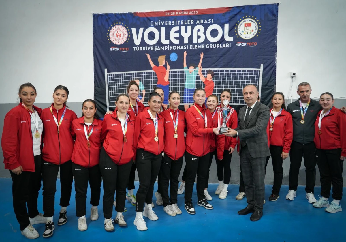 ADYÜ’de  ÜNİLİG Voleybol Eleme Grubu Müsabakaları Tamamlandı