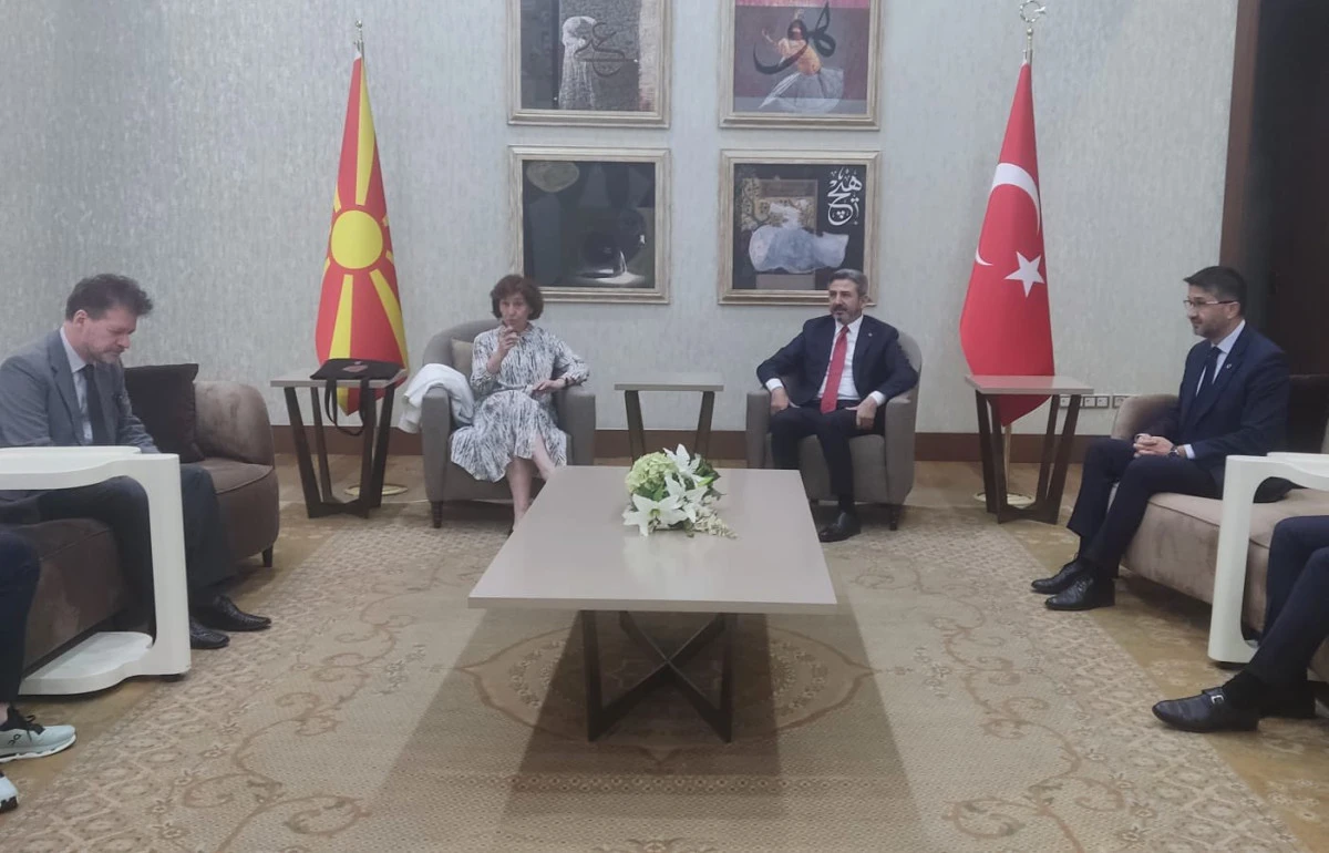 Ahmet Aydın, Macaristan Başbakanı ve Kuzey Makedonya Cumhurbaşkanı&rsquo;nı Uğurladı