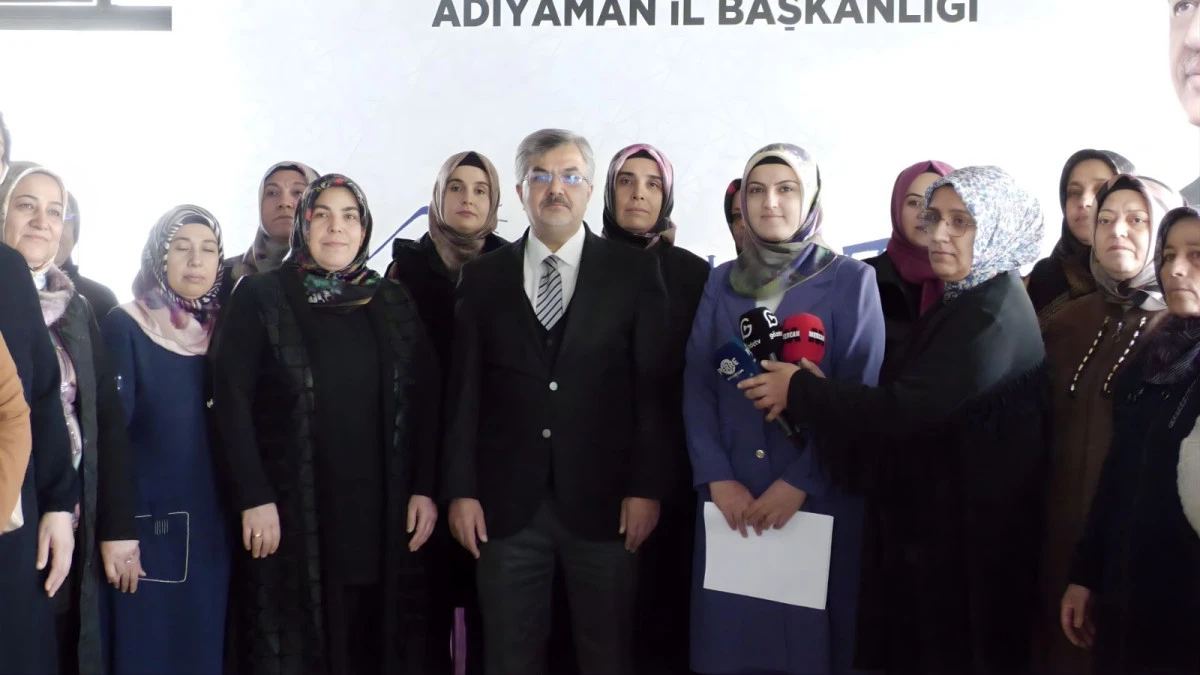 AK Parti Adıyaman İl Kadın Kolları’ndan 25 Kasım’da Eş Zamanlı Mesaj: 