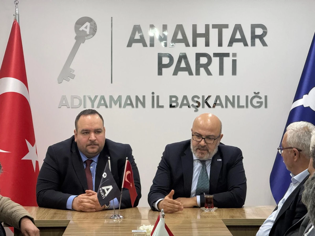 Anahtar Parti Genel Başkan Yardımcısı Aydos Adıyaman'da konuştu: 'Depremde yıkılan her binada insan kusuru vardır