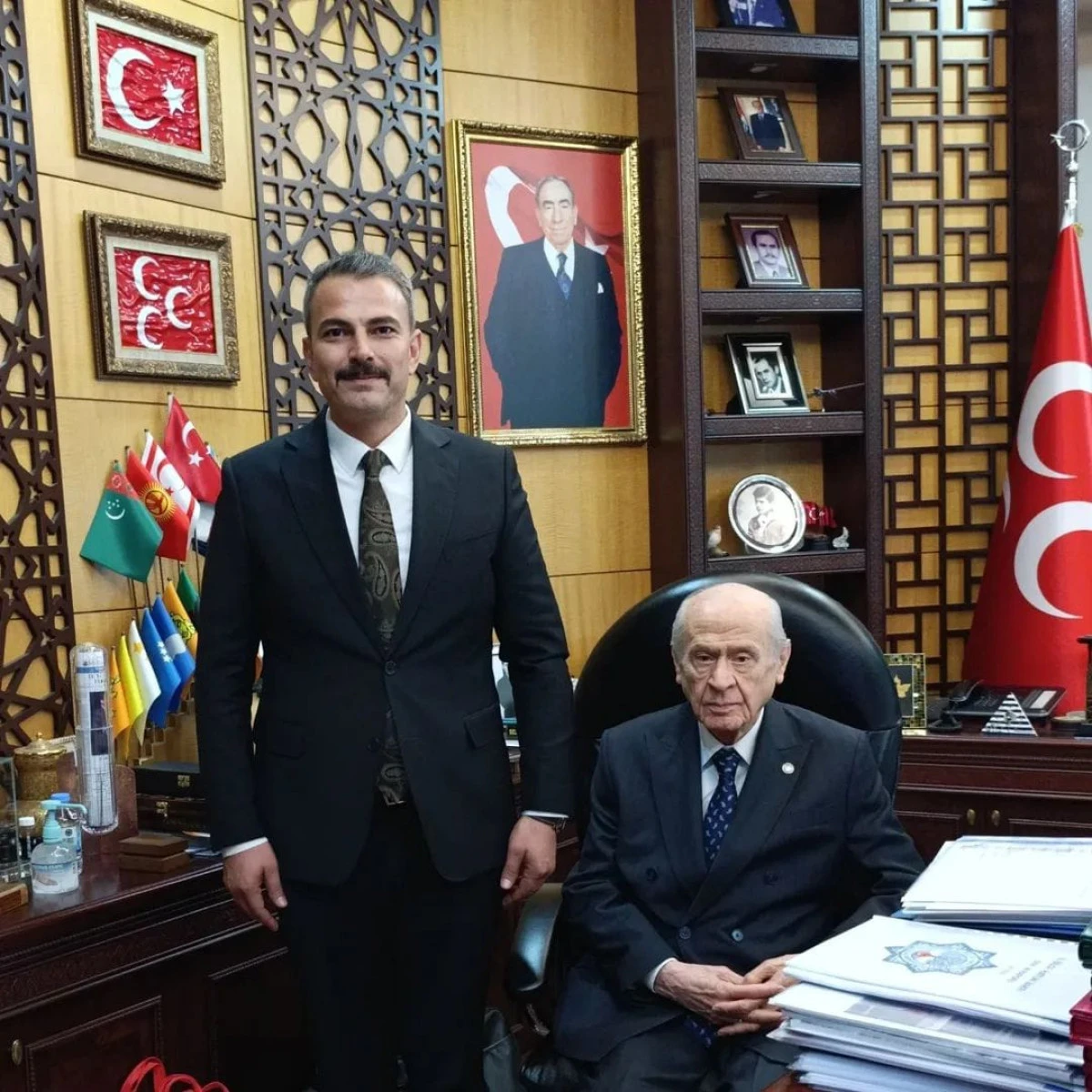  Başkan Önat, Bahçeli ile Özel Olarak Görüştü 