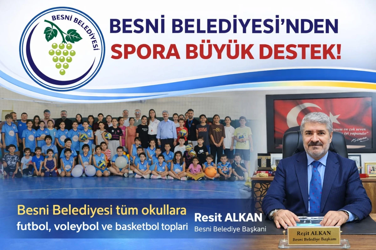 Besni Belediyesi&rsquo;nden Eğitime Ve Spora B&uuml;y&uuml;k Destek!