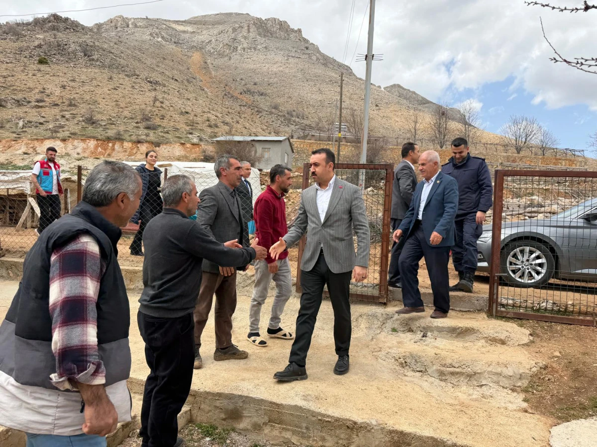 &Ccedil;elikhan Kaymakamı Pelvan&rsquo;dan K&ouml;ylere Ziyaret