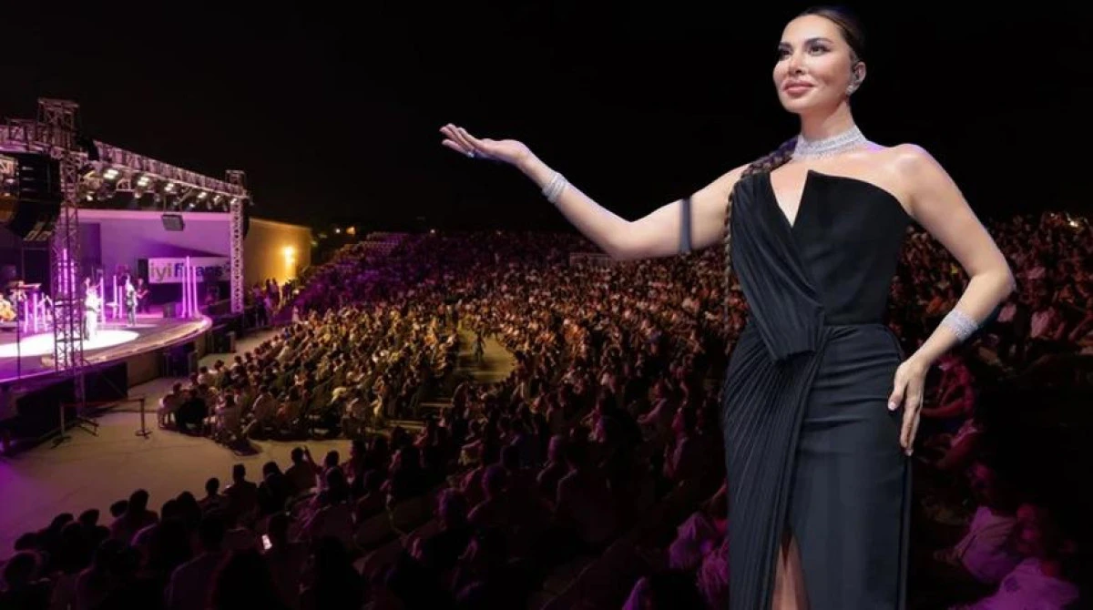 Ebru Yaşar'ın ilk senfoni performansı mest etti! 120 kişilik dev kadroyla sahnede.