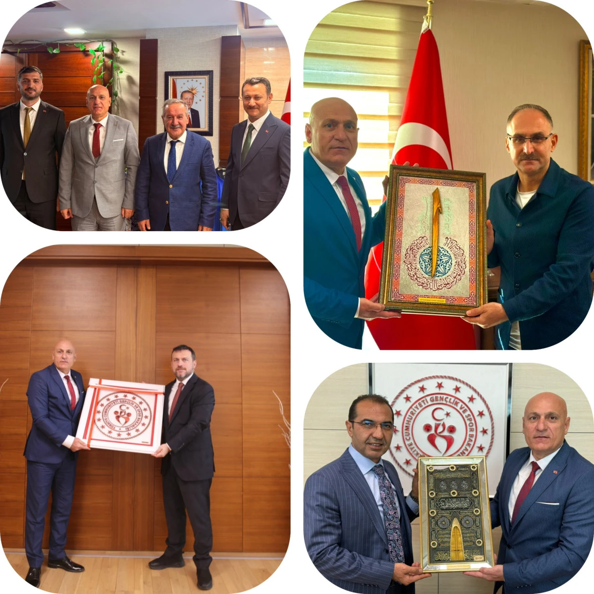Gençlik ve Spor İl Müdürü Elüstü, Bakanlıkta Proje İstişaresinde Bulundu