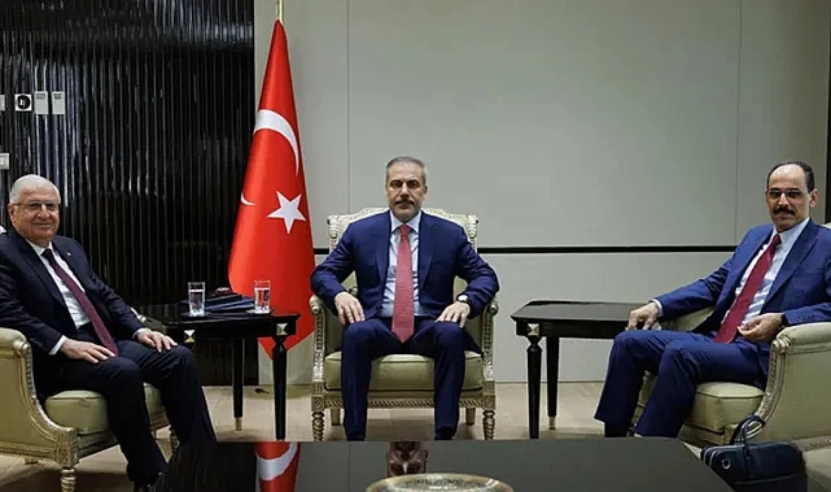 Hakan Fidan, Yaşar G&uuml;ler Ve İbrahim Kalın'dan Şam'a Ziyaret