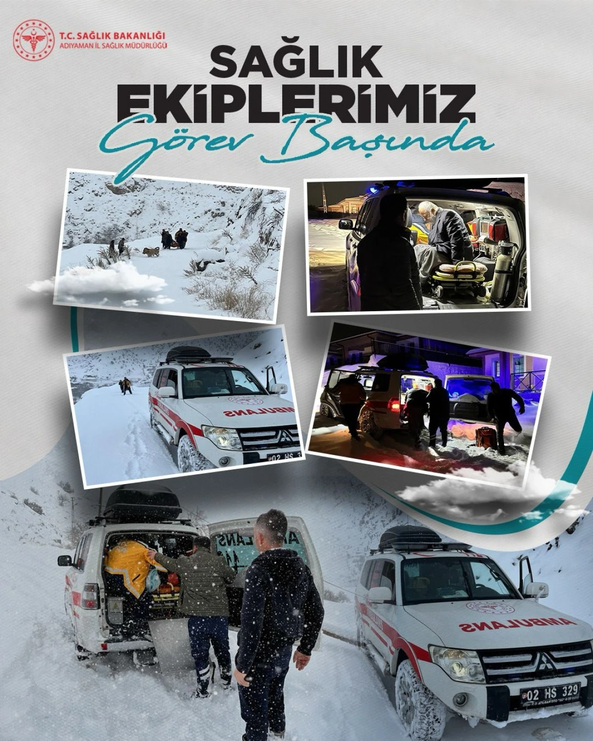 Kar Engel Tanımadı: 112 Ekipleri Kırsalda G&ouml;rev Başında