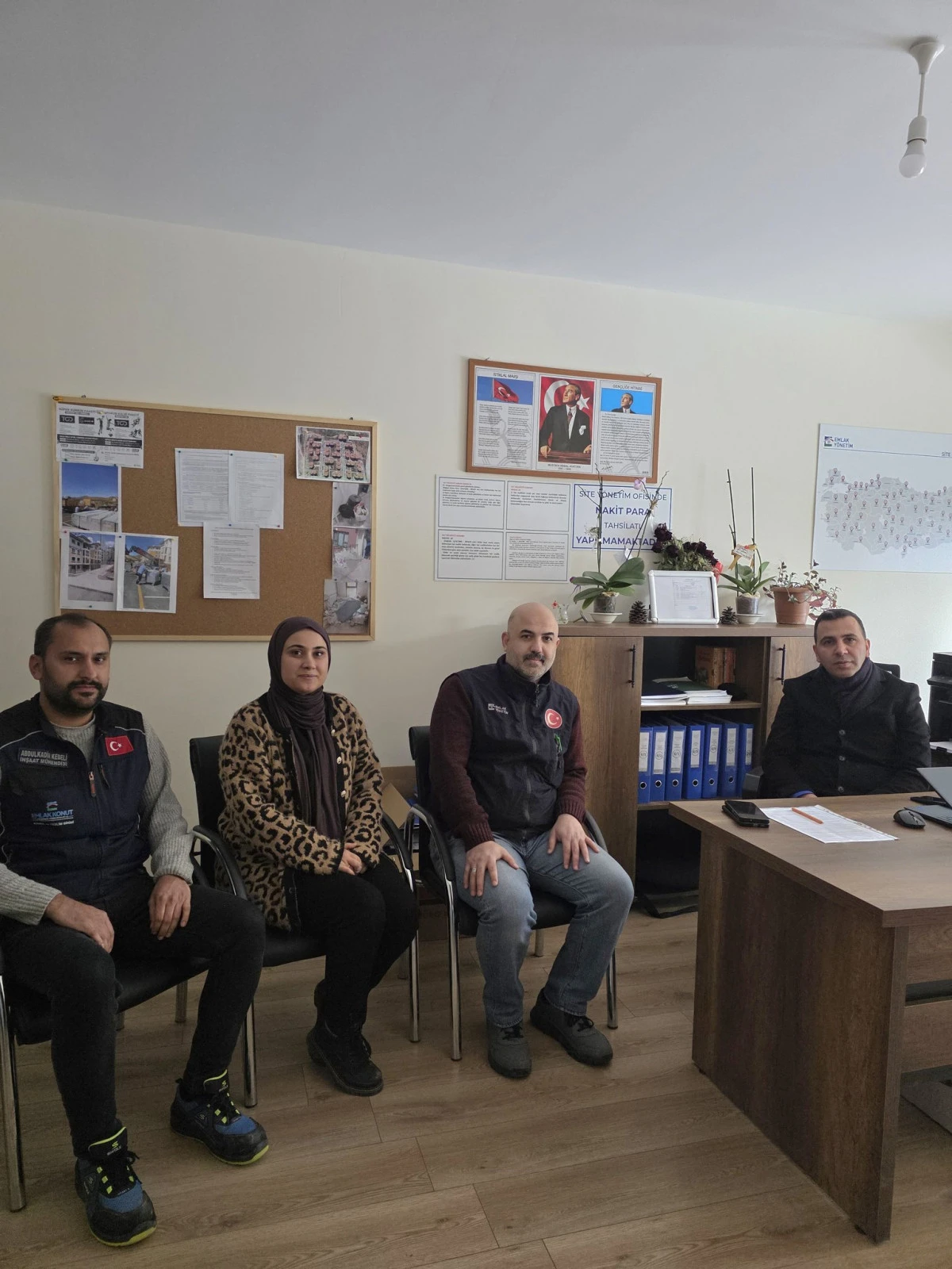 Kaymakam Algın, Konut Y&ouml;netim Ofisinde &Ccedil;alışmaları Yerinde İnceledi