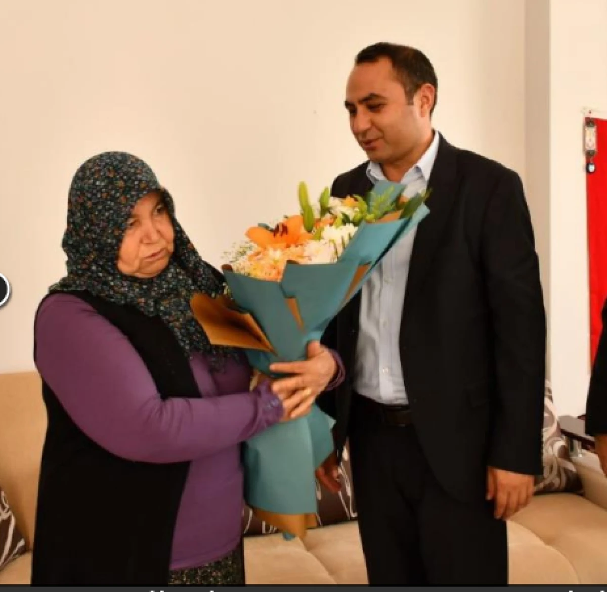 Kaymakam Çağlar Partal’dan şehit ailesine bayram ziyareti   