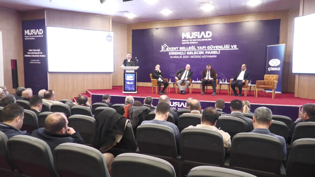 Kent Belleği, Yapı G&uuml;venliği ve Diren&ccedil;li Gelecek Paneli Tamamlandı