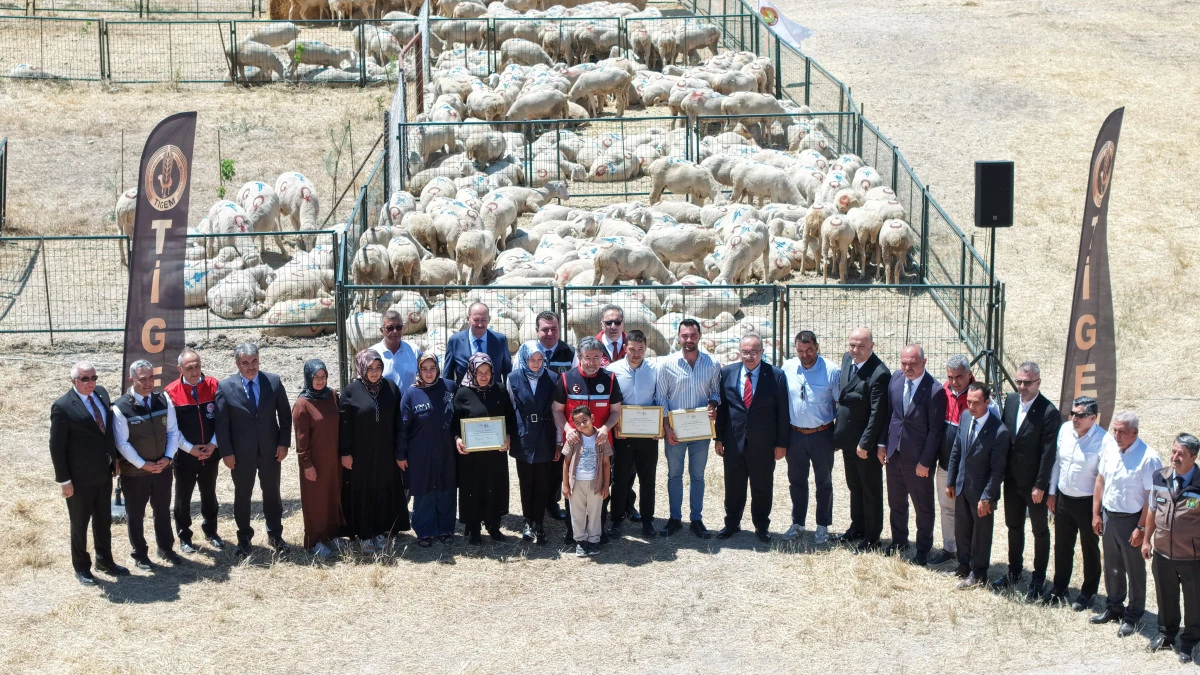 Kırsalda Bereket K&uuml;&ccedil;&uuml;kbaşa Destek Projesi&rsquo;in İlk Hayvanları Teslim Edildi