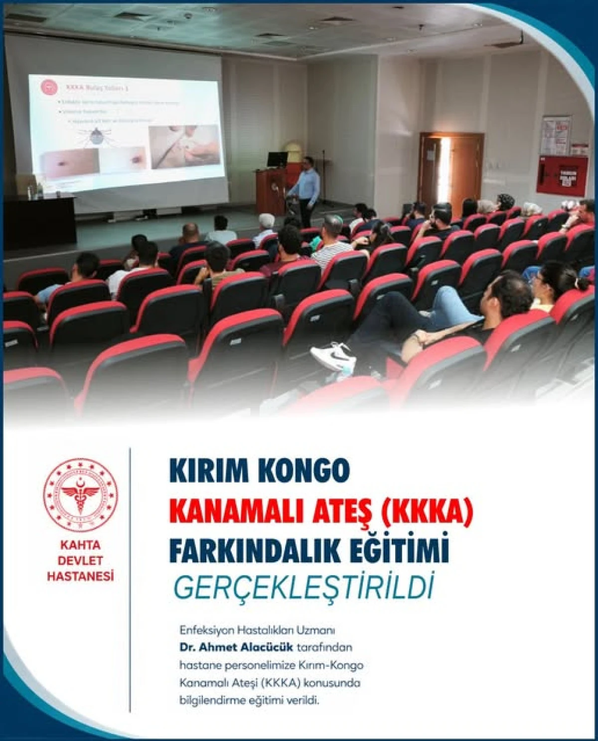 KKKA Farkındalık Eğitimi Kahta Devlet Hastanesi&rsquo;nde Ger&ccedil;ekleştirildi