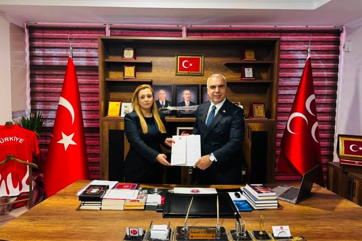 MHP Adıyaman KA&Ccedil;EP İl Başkanlığına Bedriye G&uuml;m&uuml;ş Atandı