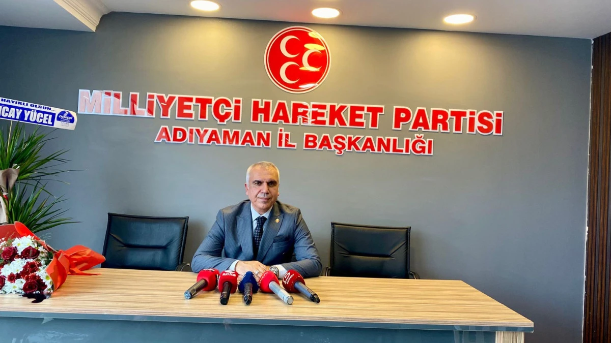 MHP Adıyaman&rsquo;da G&ouml;rev Değişimi: İsmail G&uuml;m&uuml;ş G&ouml;rkemli Konvoyla Karşılandı