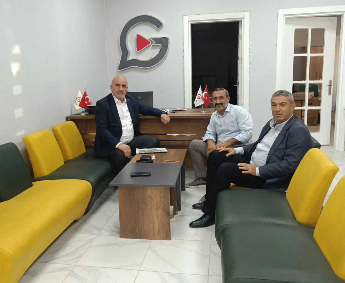 Milletvekili &Ouml;zhan&rsquo;dan G&ouml;zde Medya Grubu Y&ouml;netim Kurulu Başkanı Mahmut Halla&ccedil;&rsquo;a Ziyaret
