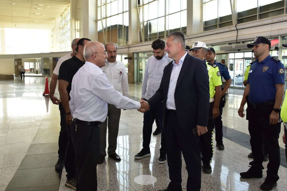 Müdür Nazman’dan Otogar Ziyareti ve Denetimler