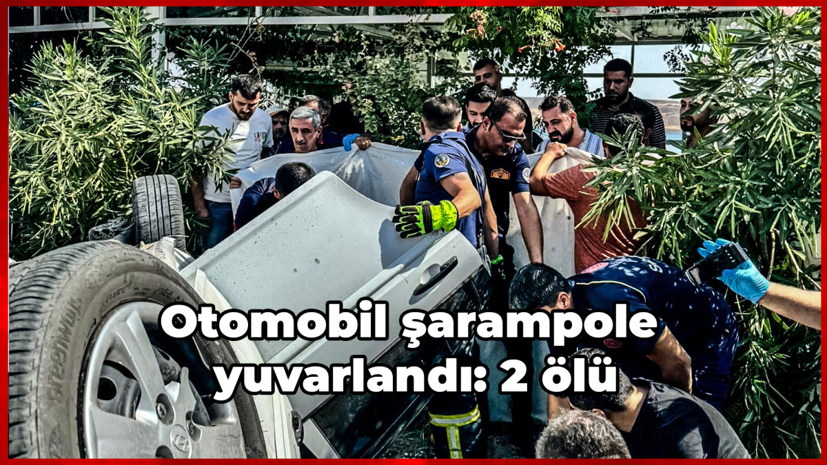 Otomobil şarampole yuvarlandı: 2 ölü