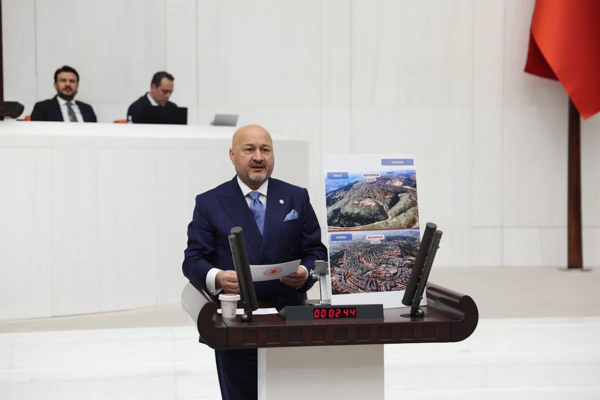 Resul Kurt&rsquo;tan TBMM&rsquo;de &Ccedil;ağrı: &ldquo;Adıyaman&rsquo;ın İhyası İ&ccedil;in &Uuml;&ccedil; Projeye Destek Bekliyoruz&rdquo;