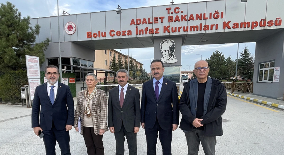 TBMM Komisyonu Bolu’daki Cezaevlerinde İncelemelerde Bulundu