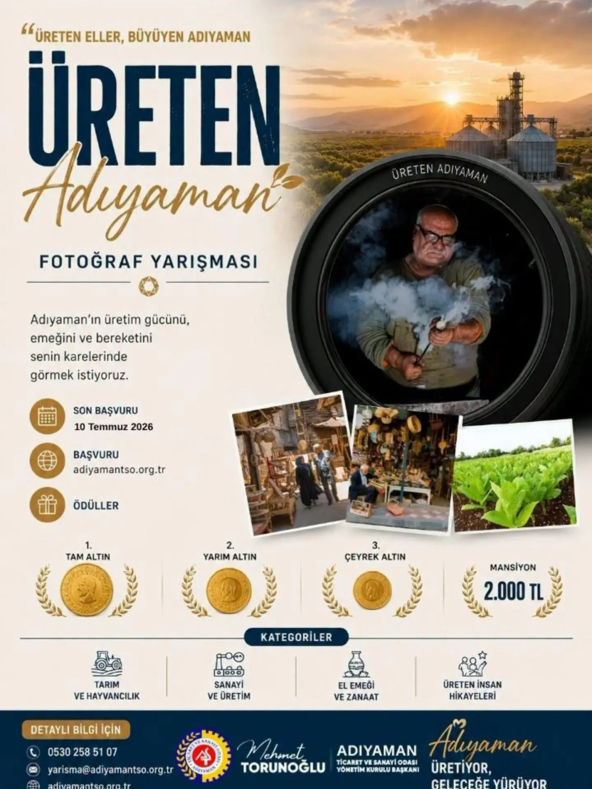 "&Uuml;reten Adıyaman" Fotoğraf Yarışması İ&ccedil;in Geri Sayım Başladı
