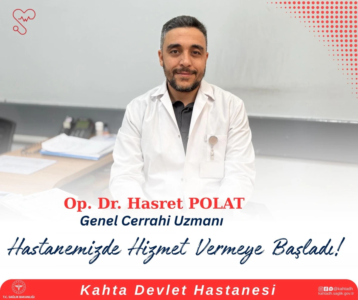 Yeni Genel Cerrahi Uzmanı Polat G&ouml;reve Başladı